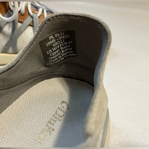 Olukai Mio Li Men’s Size 14 Mist Grey Brown Leather Casual Sneaker Shoe - Picture 7 of 14